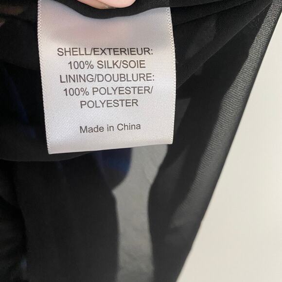 Tory Burch Dress Blue Sheath Style 100% Silk 2 - Picture 5 of 8